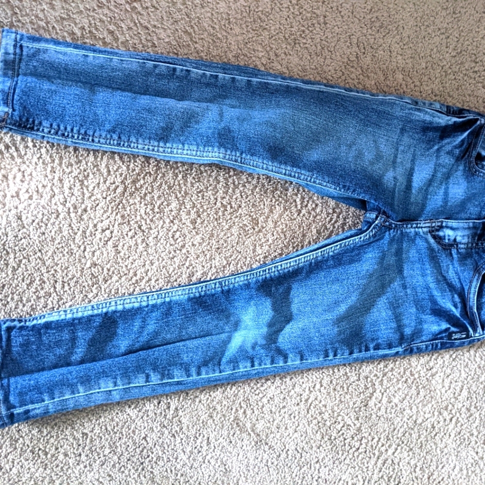 Boys silver skinny jeans size 4